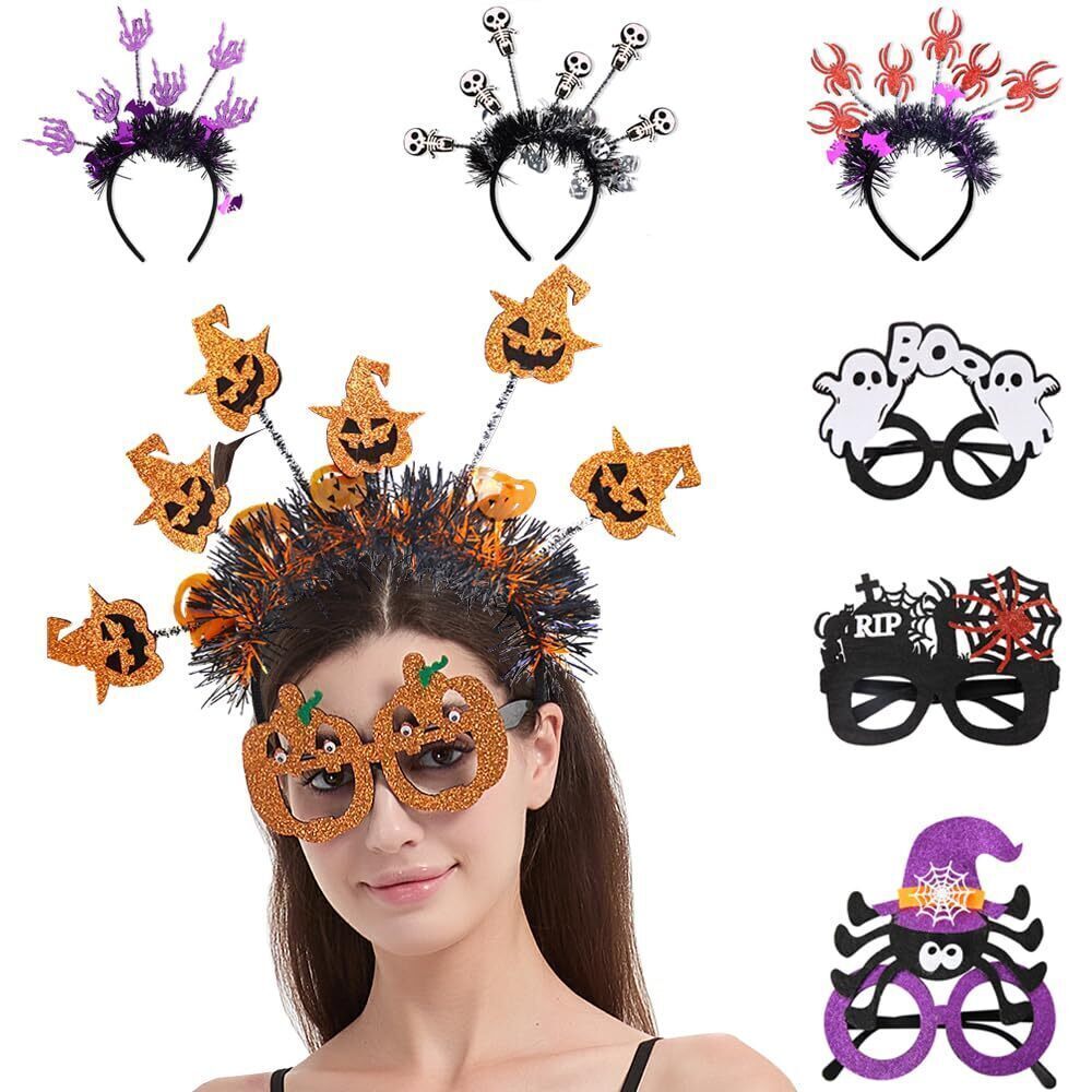 8728 Halloween Headband Glasses Pack, Headband Glasses , Halloween